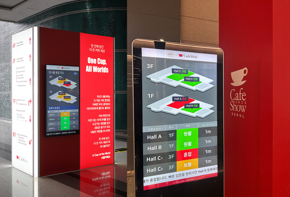 "박람회 혼잡도 AI가 알려준다"…'카페쇼'에서 실증한 트리플렛