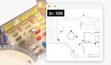 1. 공간에서 일어나는 움직임을 관찰합니다.